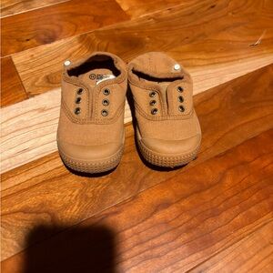 KKL Tan Canvas Sneakers Size 23 or 6.5-7 US